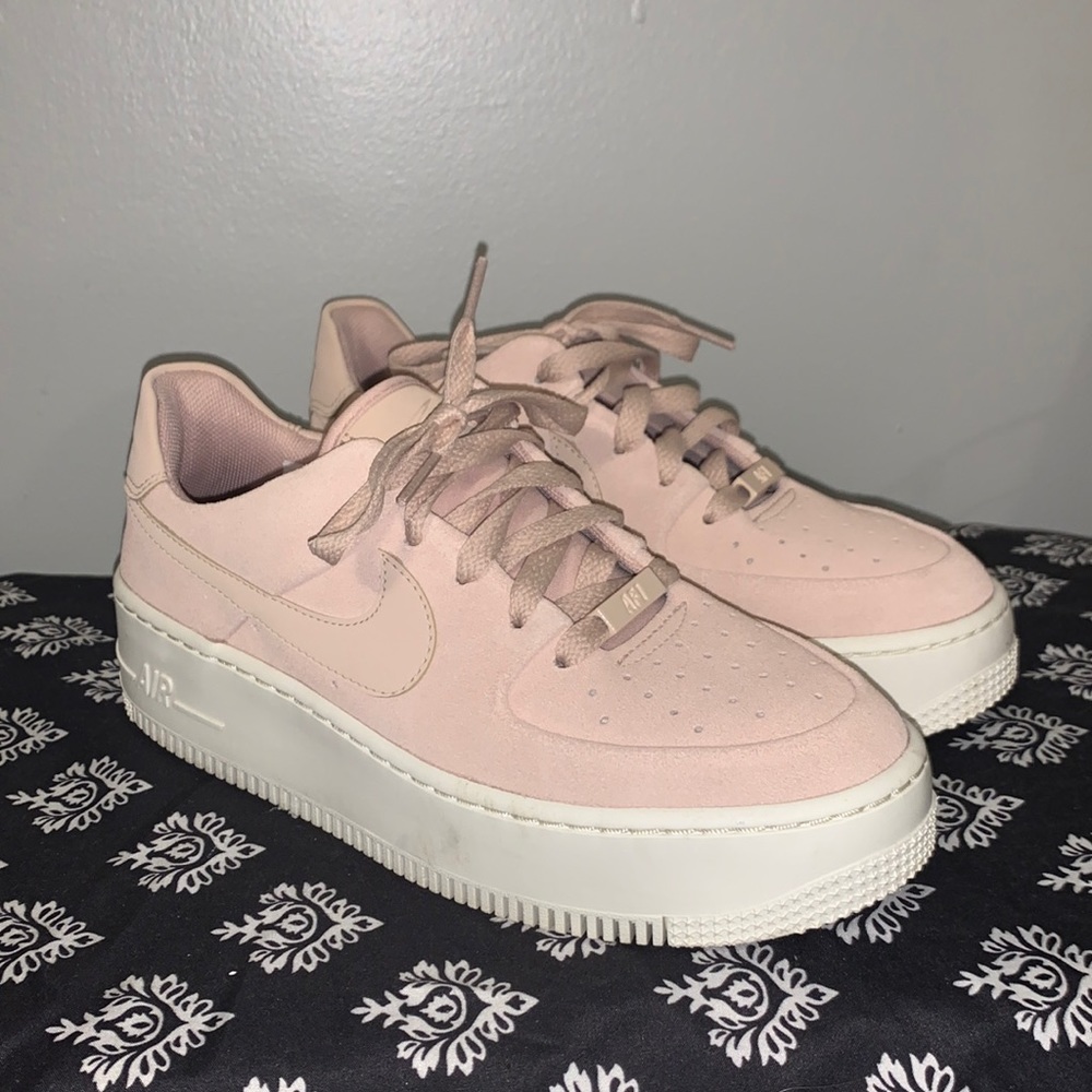 Pink Nike Air forces